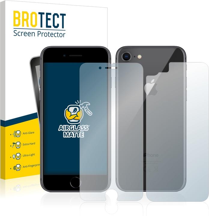 Produktbild BROTECT AirGlass Panzerglasfolie Matt (1 Stück, Apple iPhone 8)