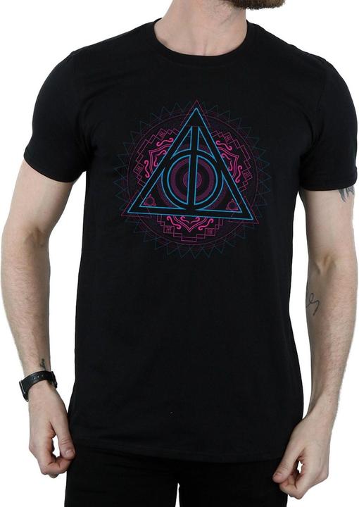 Immagine prodotto Neon Deathly Hallows Maglietta Uomo (M)