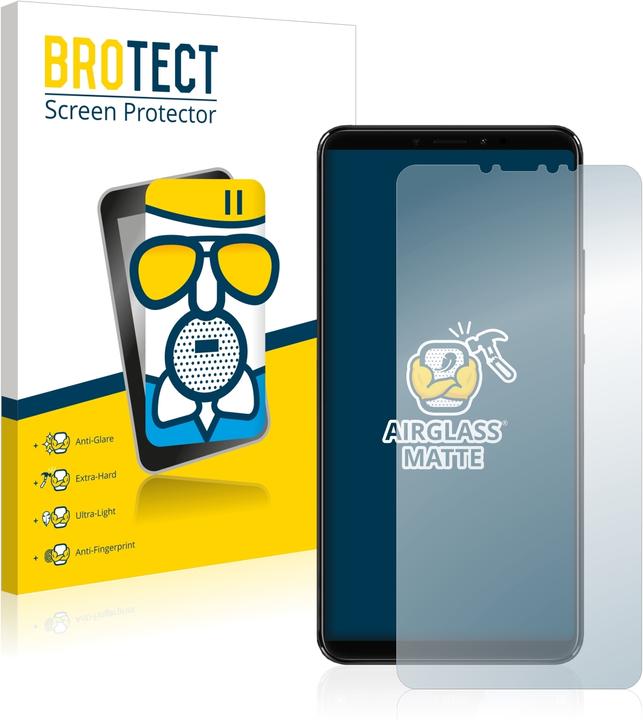 Actual product image BROTECT AirGlass Glass Matte (1 Piece, Mi Max 3)
