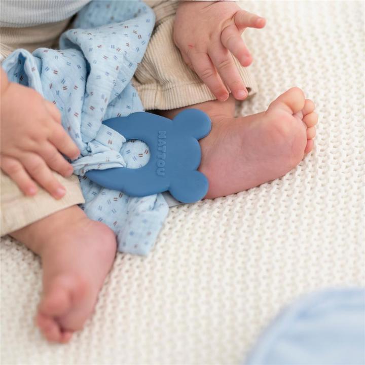 Actual product image Nattou Cuddle cloth with teething ring