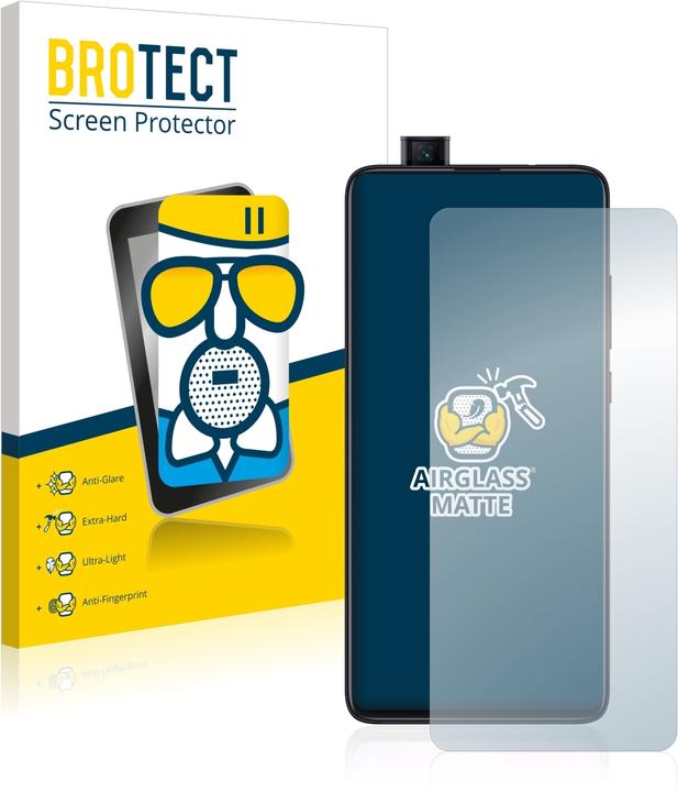 Produktbild BROTECT AirGlass Panzerglasfolie Matt (1 Stück, Xiaomi Mi 9T Pro)