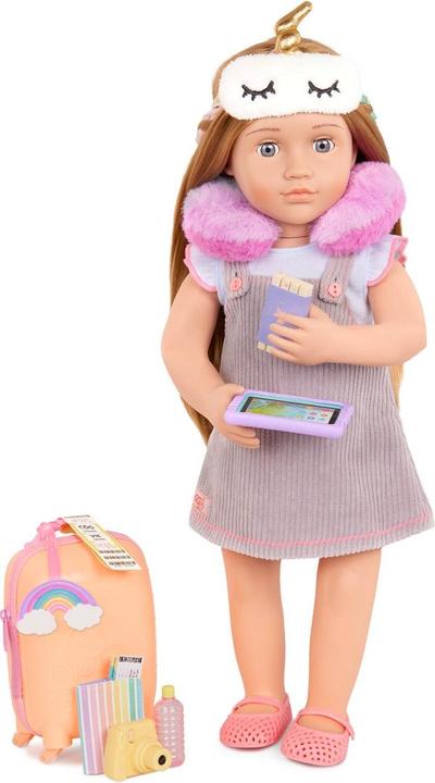 Actual product image Our Generation - suitcase set - rainbow (735345)