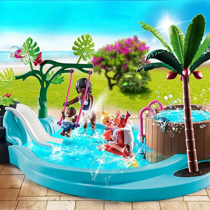 Image du produit Playmobil Pataugeoire avec bain à bulles (70611, Playmobil Family Fun)