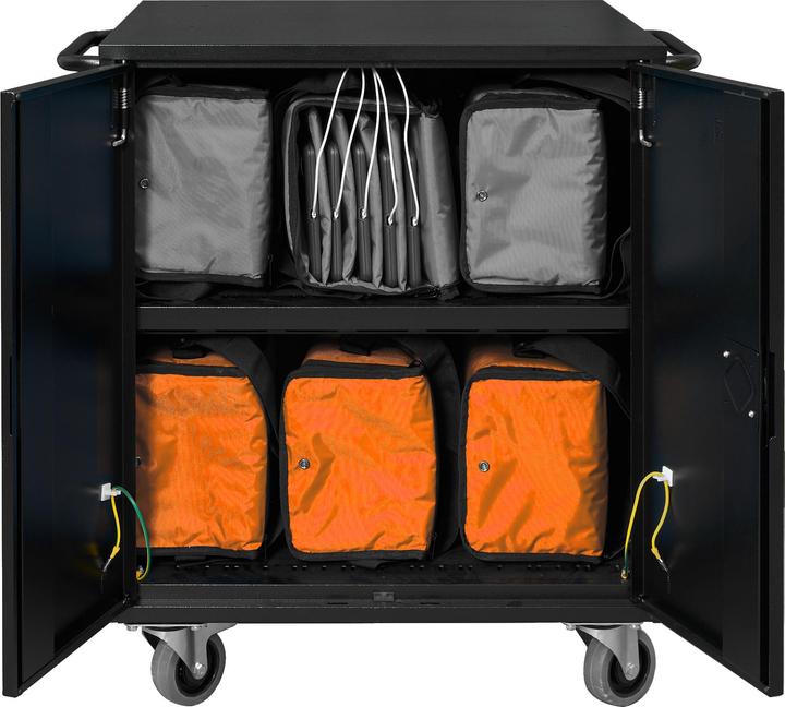 Actual product image Leba Notebag Orange, for 5 tabl/USB