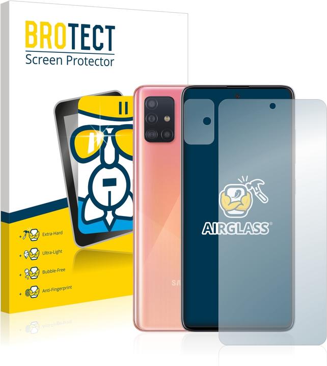 Produktbild BROTECT AirGlass Panzerglasfolie (1 Stück, Samsung Galaxy A51 5G)