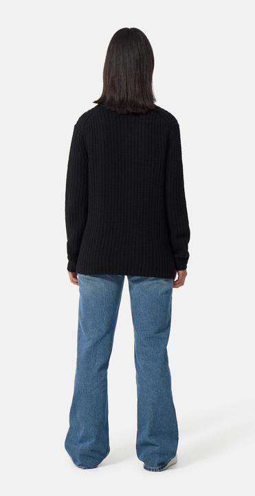 Produktbild Cash-Mere Grobgestrickter Wolle Kaschmir Rundhals Pullover (L)