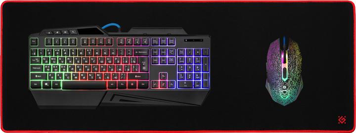 Image du produit Defender 50561 Tapis de souris de jeu Noir, rouge