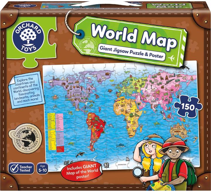 Immagine prodotto Orchard World Map Puzzle & Poster