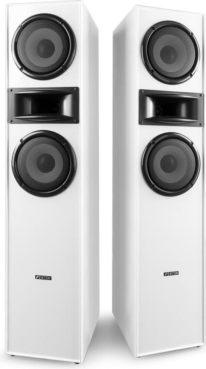 Produktbild Fenton Standlautsprecher Paar SHF700W Weiss, Detailfarbe: Weiss (1 Paar, 200 W)