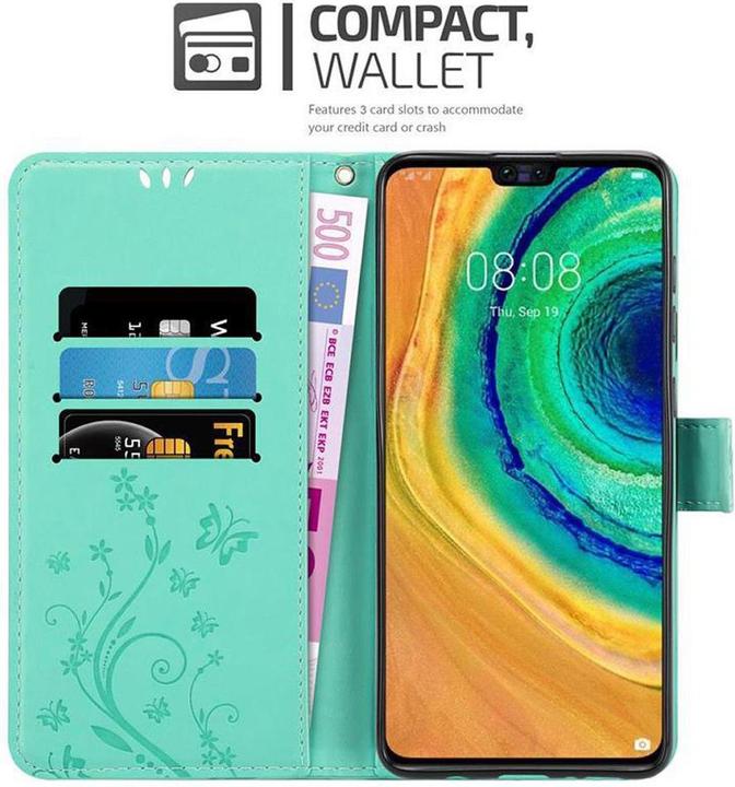 Image du produit Cadorabo Couverture du livre de fleurs (Mate 30)
