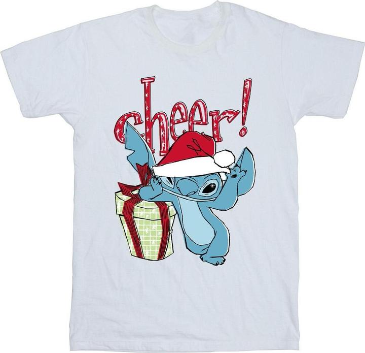 Actual product image Disney Mens Lilo And Stitch Cheer T-Shirt (XL)