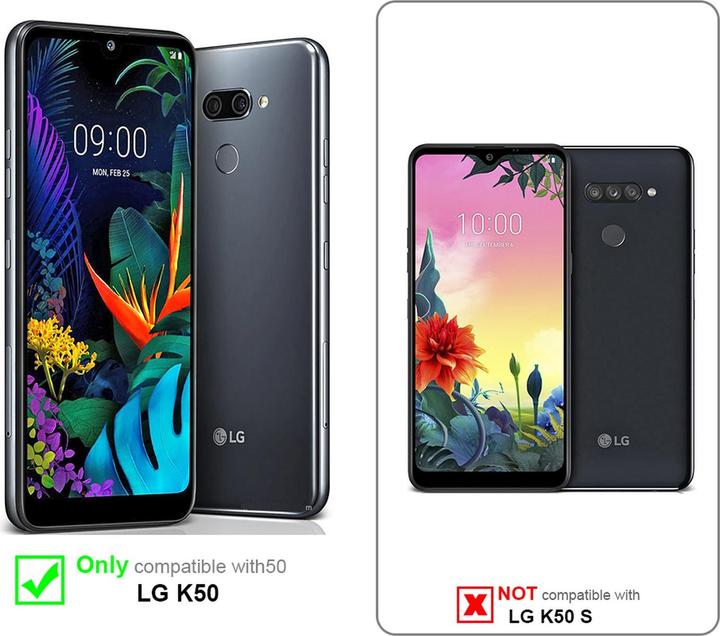 Actual product image Cadorabo Book Jeans Optics Cover (LG K50)