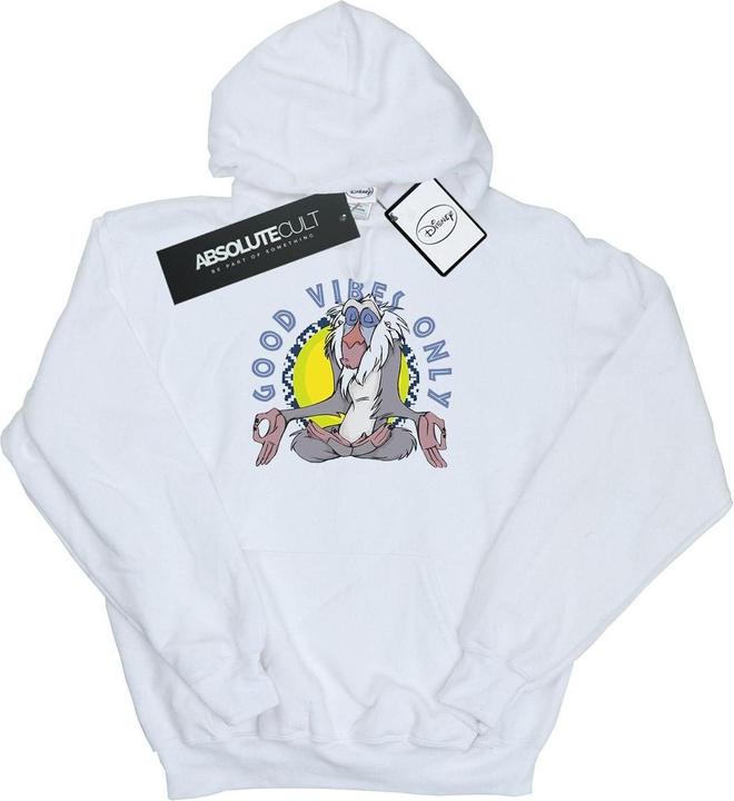 Actual product image Disney Mens The Lion King Rafiki Good Vibes Only Hoodie (XXL)