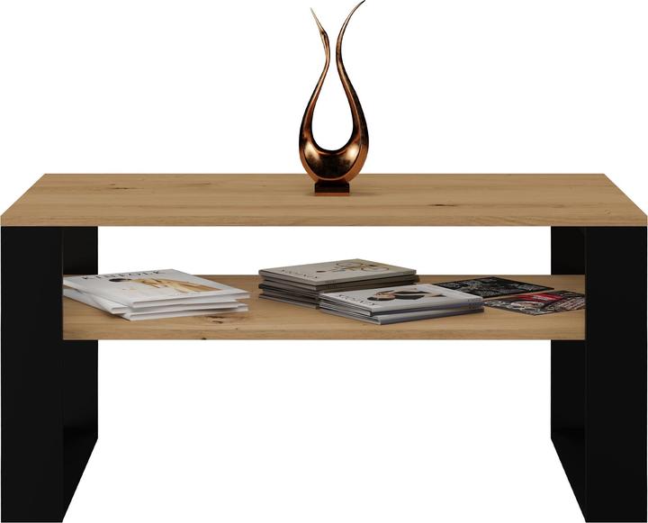Productafbeelding Topeshop MODERN 1P ART CZ Bijzettafel Salontafel Rechthoekige Vorm 2 Poot(en) (90 x 58 x 50 cm)