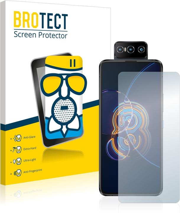 Produktbild BROTECT AirGlass Panzerglasfolie Matt (1 Stück, Asus Zenfone 8 Flip)
