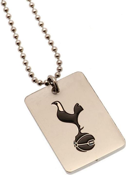 Image du produit Tottenham Hotspur FC - Plaque militaire et chaîne (Matériau 100% synthétique)