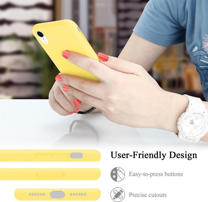 Actual product image Cadorabo TPU Liquid Silicone Case Cover (Apple iPhone XR)