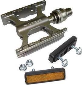 Mks Compact Ezy Gray - Clip-On - Sport Pedals