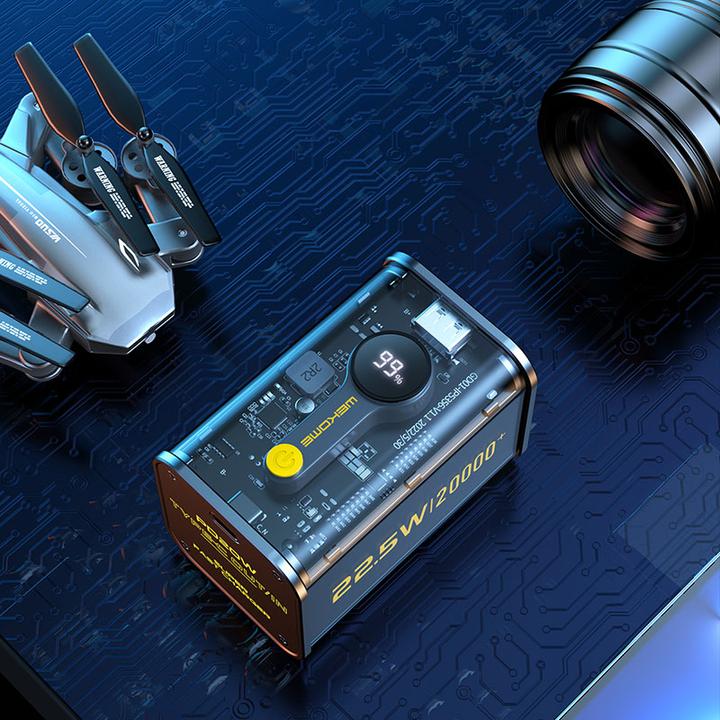 Image du produit Wekome Banque d'alimentation PD + QC (20000 mAh, 20000 W, 20000 Wh)