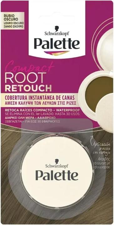 Schwarzkopf Tinte Pelo Palette Retoca Raices Rubio Oscuro (Dark Blonde Root Touch Up)