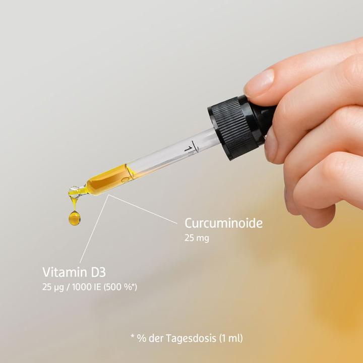 Produktbild Effective Nature Kurkuma Extrakt mit Vitamin D3 (1 Stück, Tropfen)
