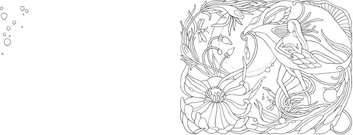 Actual product image Colouring book: Kaleidoscope of the imagination