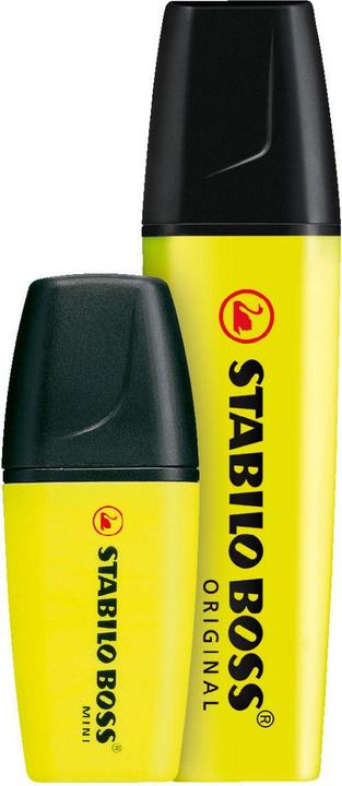 Produktbild STABILO BOSS MINI Textmarker (Orange, Blau, Grün, Gelb, Pink, 5 mm, 5 x)