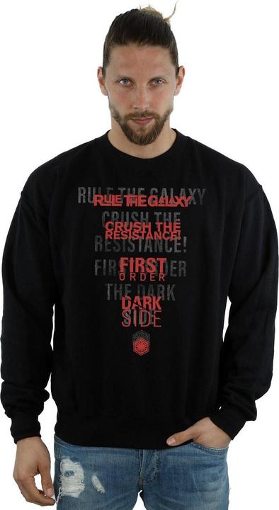 Actual product image Star Wars Mens The Last Jedi Dark Side Echo Sweatshirt (XXL)