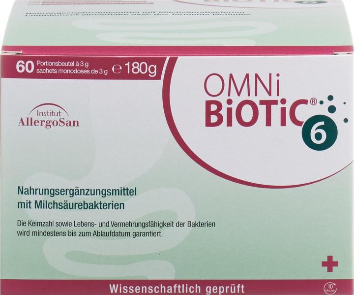Produktbild Omni Biotic Nahrungsergänzungsmittel mit Milchsäurebakterien (60 Stück, Pulver, 3 g)