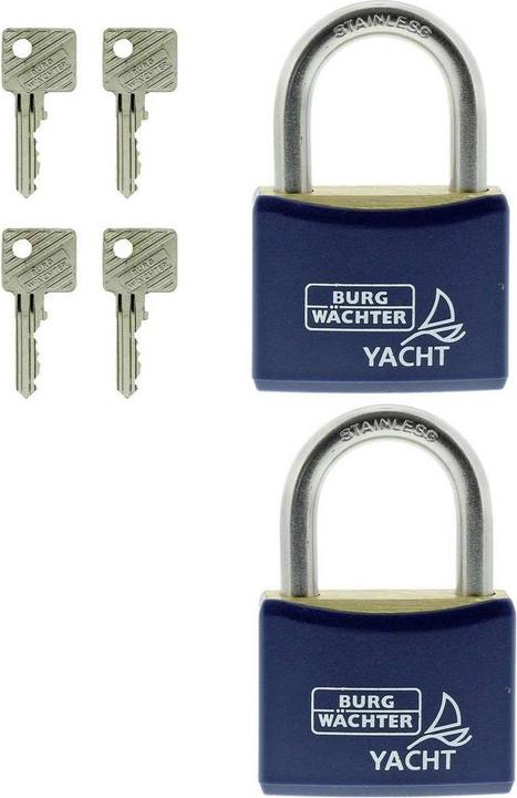 Actual product image Burg Wächter Padlock set of 2 Duo 46