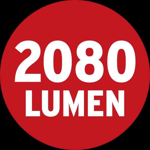 Actual product image Brennenstuhl LED spotlight AL 2050 with PIR (20W, 2080lm, 3000K, IP44, LED floodlight for wall mounting with (2080 lm)