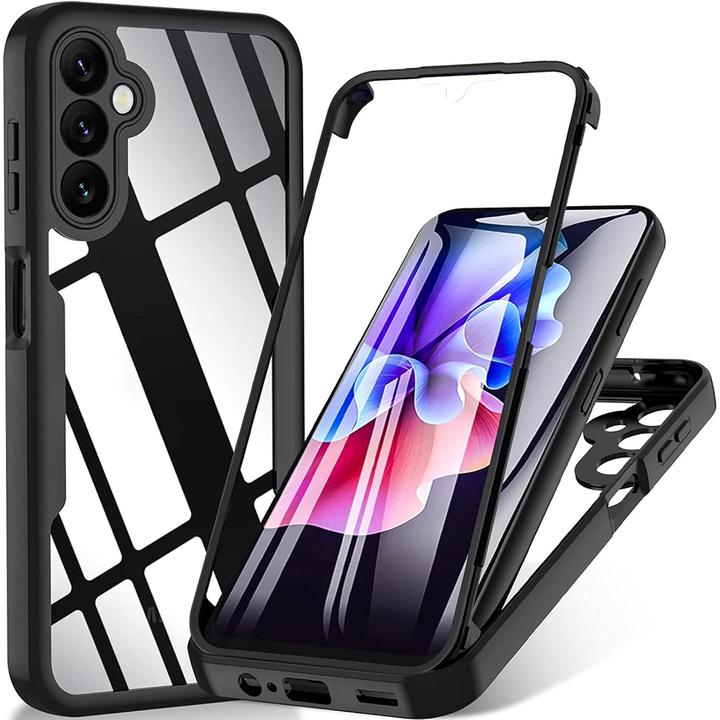 Techsuit - ColorVerse 360 Series + Screen Protector - Samsung Galaxy A16 4G / A16 5G - Black (Samsung Galaxy A16 5G, Samsung Galaxy A16)