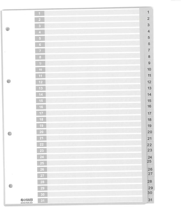 Actual product image Hwb Numbers register