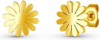 Vuch Delicate gold-plated earrings Riterra Gold flowers
