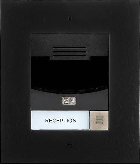 Actual product image 2N IP Door Station IP Solo without camera, wall mounting, black (Ethernet)