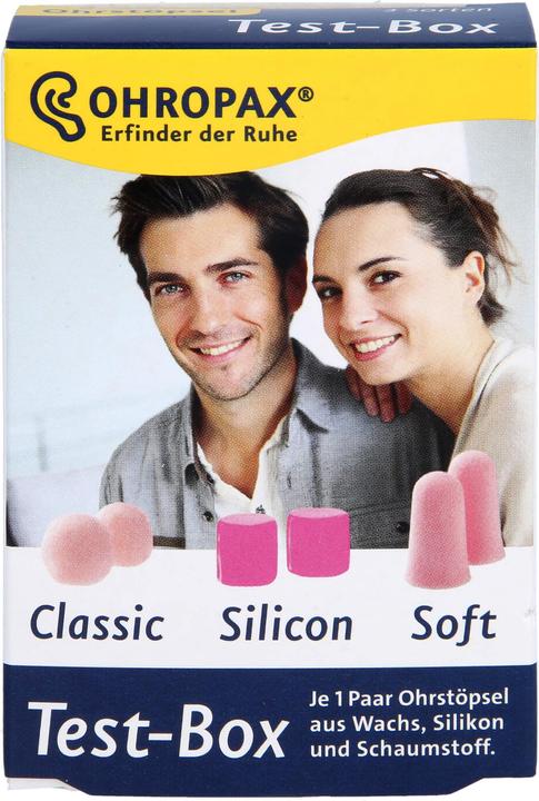 Immagine prodotto Ohropax Testbox Ohrstöpsel 3 Paar assortiert (3 x)