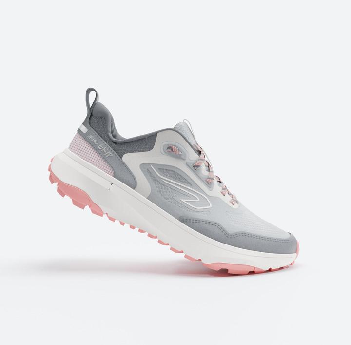 Actual product image Kalenji Trailrunningschuhe Damen - JogFlow 190 Grip dunkelgrau/pink (36)