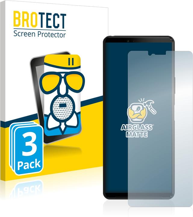 Immagine prodotto BROTECT AirGlass Vetro Opaco (3 Pezzo/i, Sony Xperia 10 II)