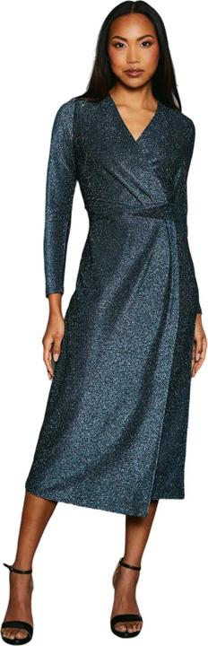 Actual product image Principles Womens/Ladies Glitter Jersey Wrap Dress (36 D)