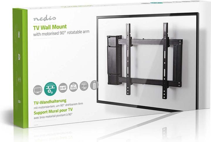 Image du produit Nedis Support TV mural motorisé 32-60 (Plafond, 60", 40 kg)