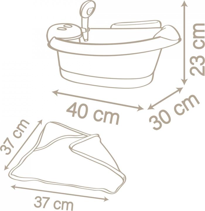 Actual product image Smoby BabyNurse Balneo Bath