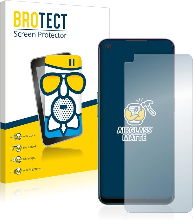 Produktbild BROTECT AirGlass Panzerglasfolie Matt (1 Stück, Oppo A72)