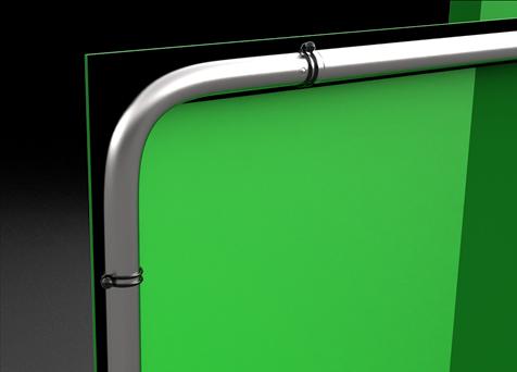 Actual product image Studioking Panorama Background Green Screen FSF-240900PT 240x900cm (900 cm, 240 cm)