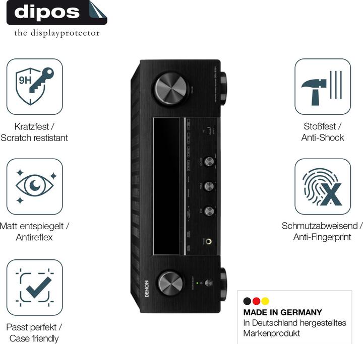 Produktbild Dipos Anti-Shock Displayschutz Matt 9H