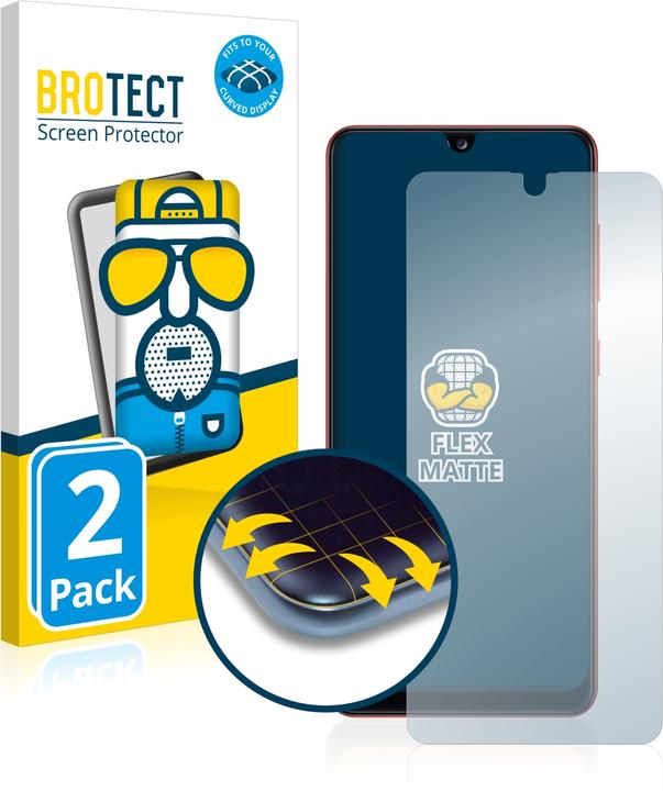 Image du produit BROTECT Full-Cover Protection Mat (2 pièce(s), Samsung Galaxy A31)