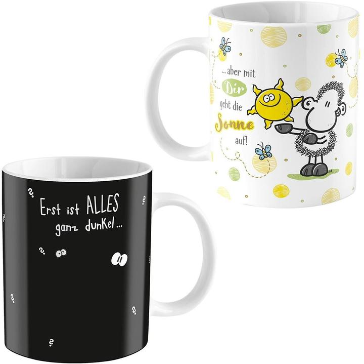 Produktbild Sheepworld Kaffeetasse Mit Dir geht die Sonne auf! 350 ml, 1 Stück (350 ml, 1 x)