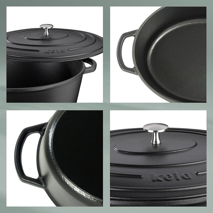Actual product image Kela Calido (33 cm, Casserole + Stewpot, Cast iron)