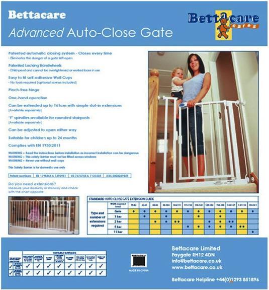 Produktbild Bettacare Auto-Close Standard (75 cm)