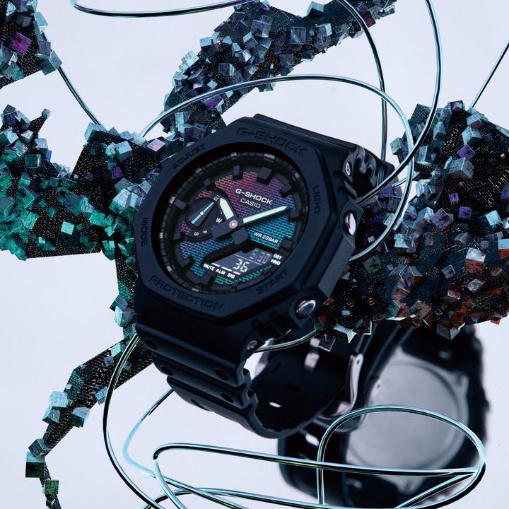 Image du produit G-Shock GA-2100RW-1AER (Montre de plongée, Montre numérique, 48.50 mm)