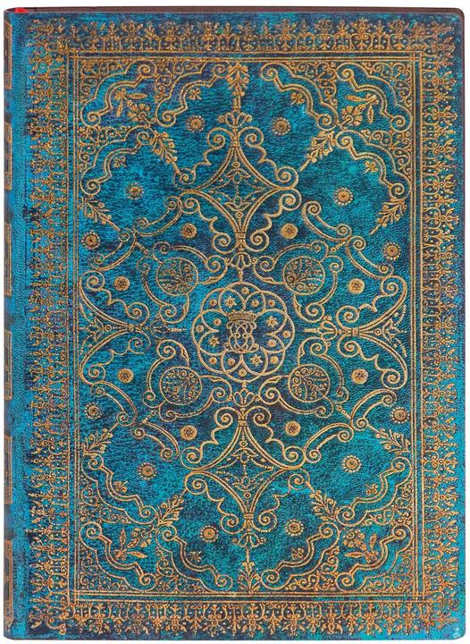Produktbild Paperblanks Notizbuch FB Midi Azurblau liniert (Liniert, Weicher Einband)